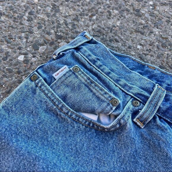 Vintage Carhartt Denim Pants - Picture 5 of 6